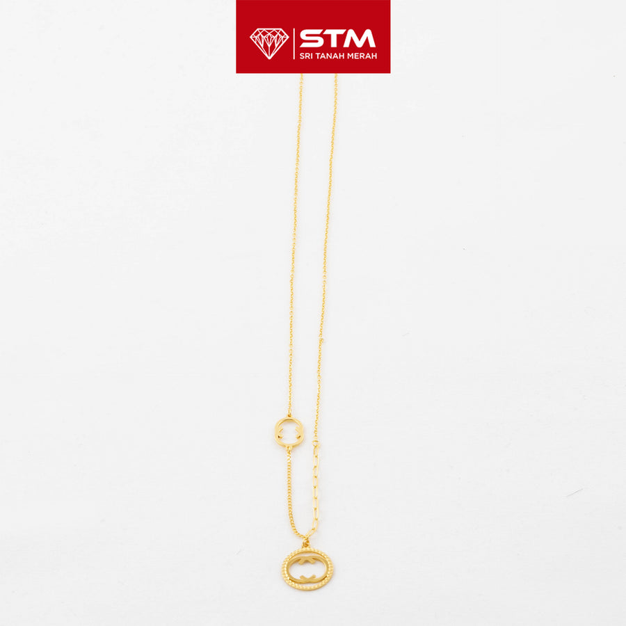 STM Exclusive Necklace/Rantai Leher Fesyen 999 (24K Gold)