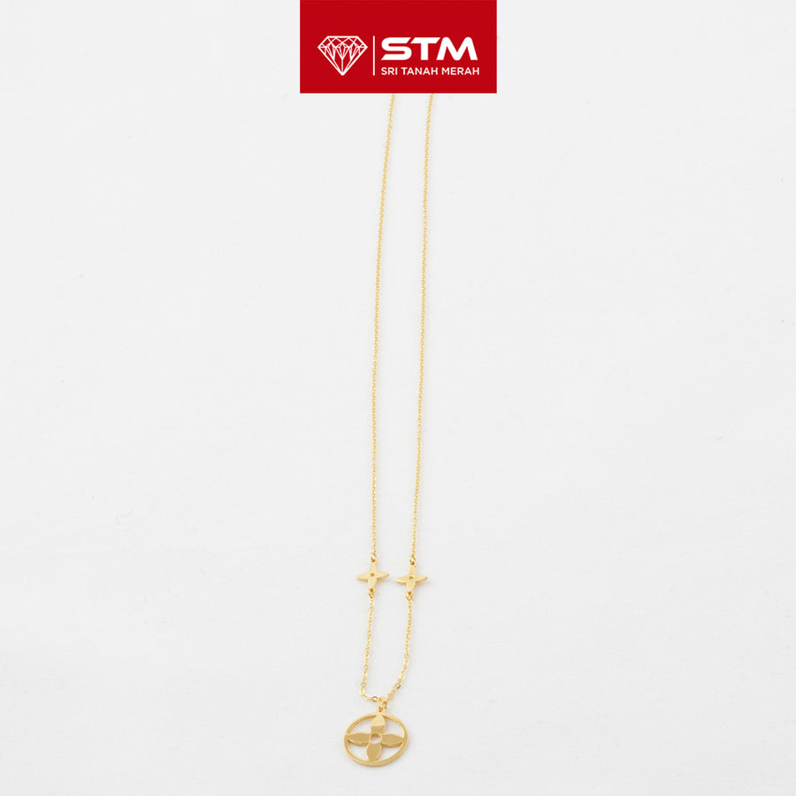 STM Exclusive Necklace/Rantai Leher Fesyen 999 (24K Gold)