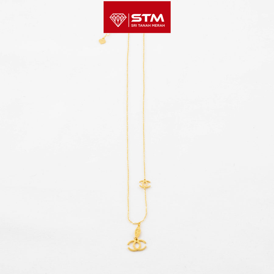 STM Exclusive Necklace/Rantai Leher Fesyen 999 (24K Gold)