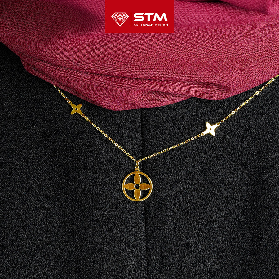 STM Exclusive Necklace/Rantai Leher Fesyen 999 (24K Gold)