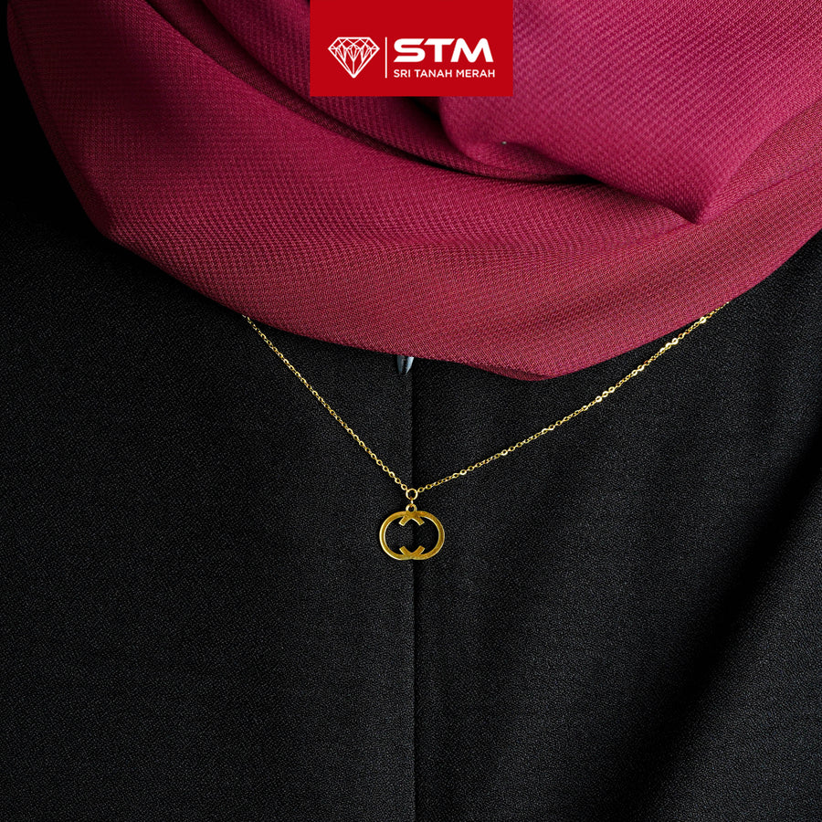 STM Exclusive Necklace/Rantai Leher Fesyen 999 (24K Gold)