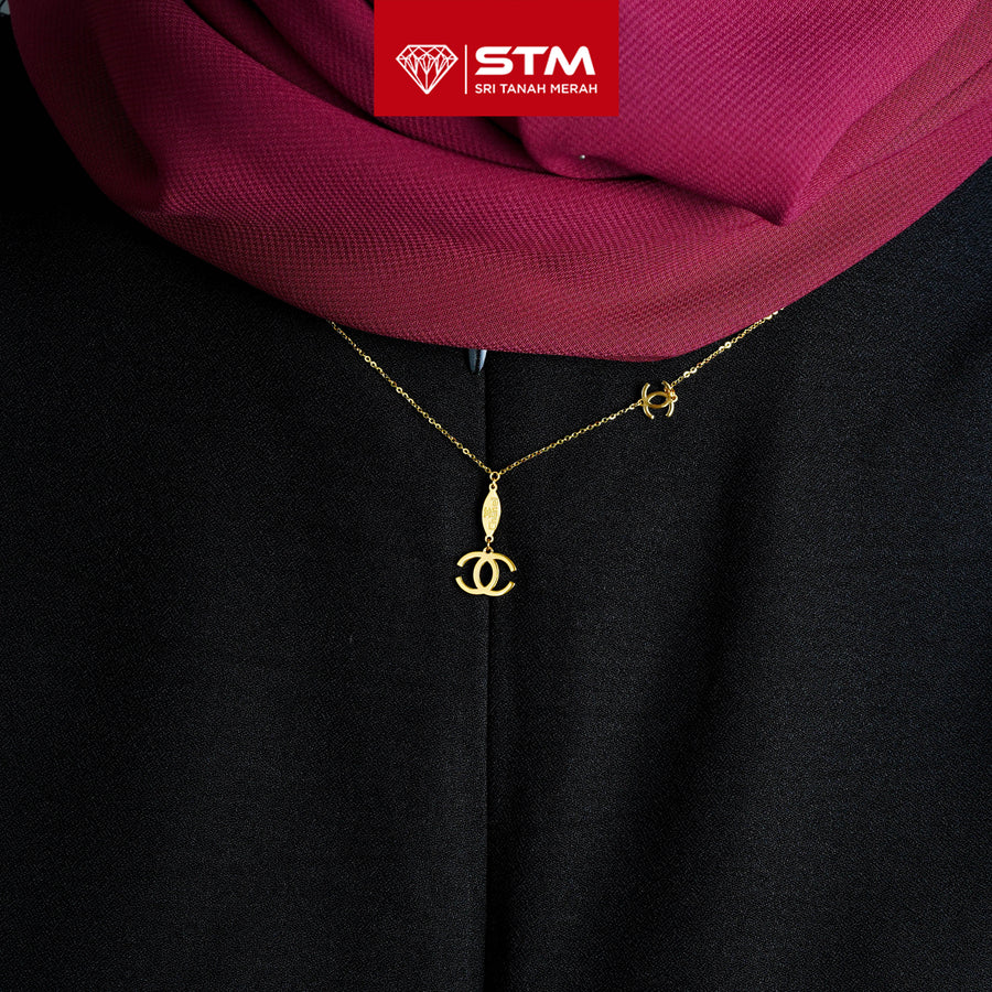 STM Exclusive Necklace/Rantai Leher Fesyen 999 (24K Gold)