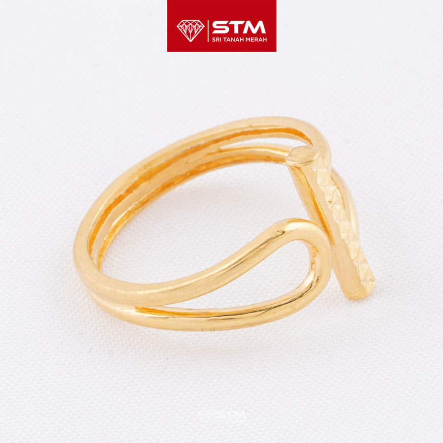 STM Exclusive Ring/Cincin Fesyen 916 (22K Gold)