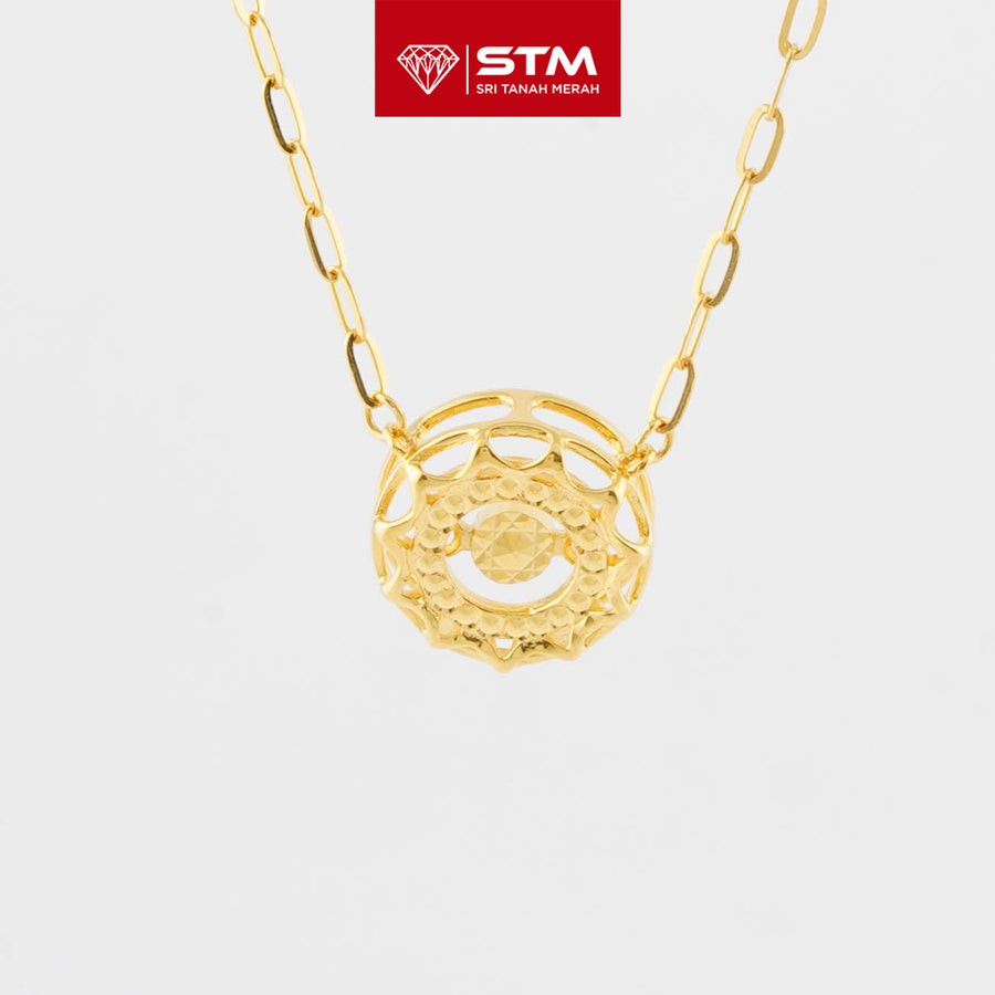 STM Exclusive Necklace/Rantai Leher Bajet 916 (22K Gold)