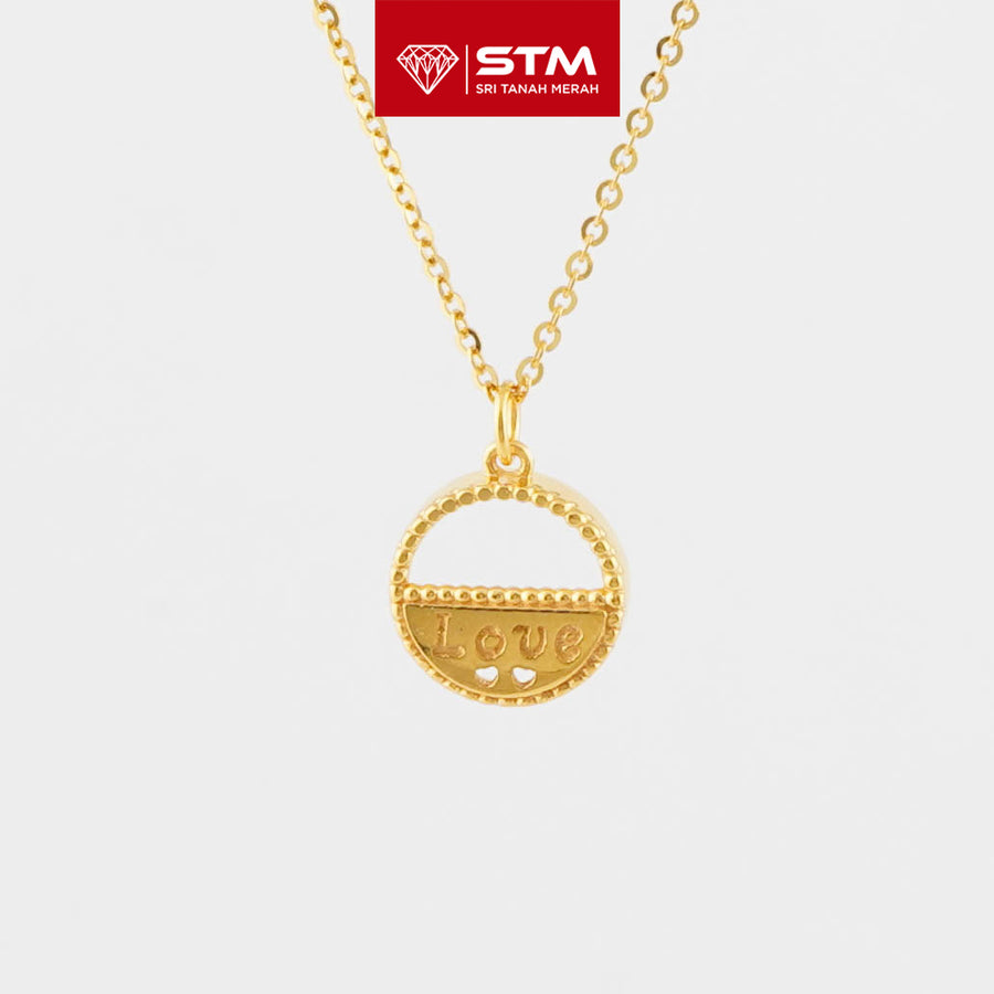 STM Exclusive Bajet Necklace/Rantai Leher 916 (22K Gold)