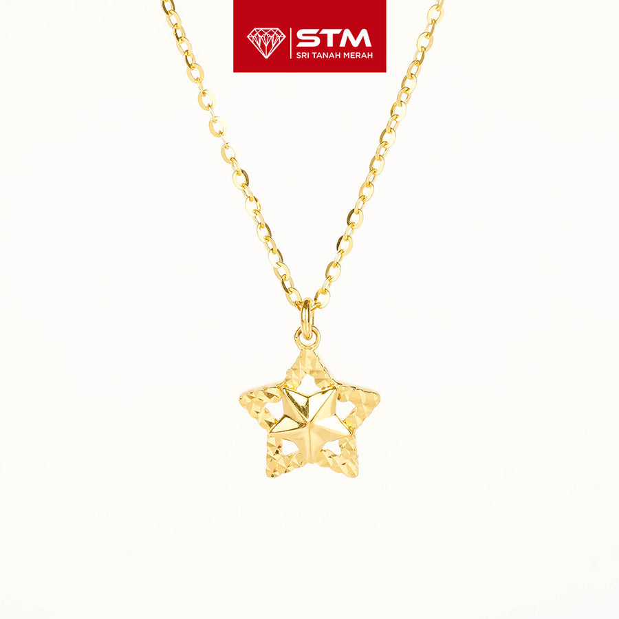 STM Exclusive Bajet Necklace/Rantai Leher 916 (22K Gold)