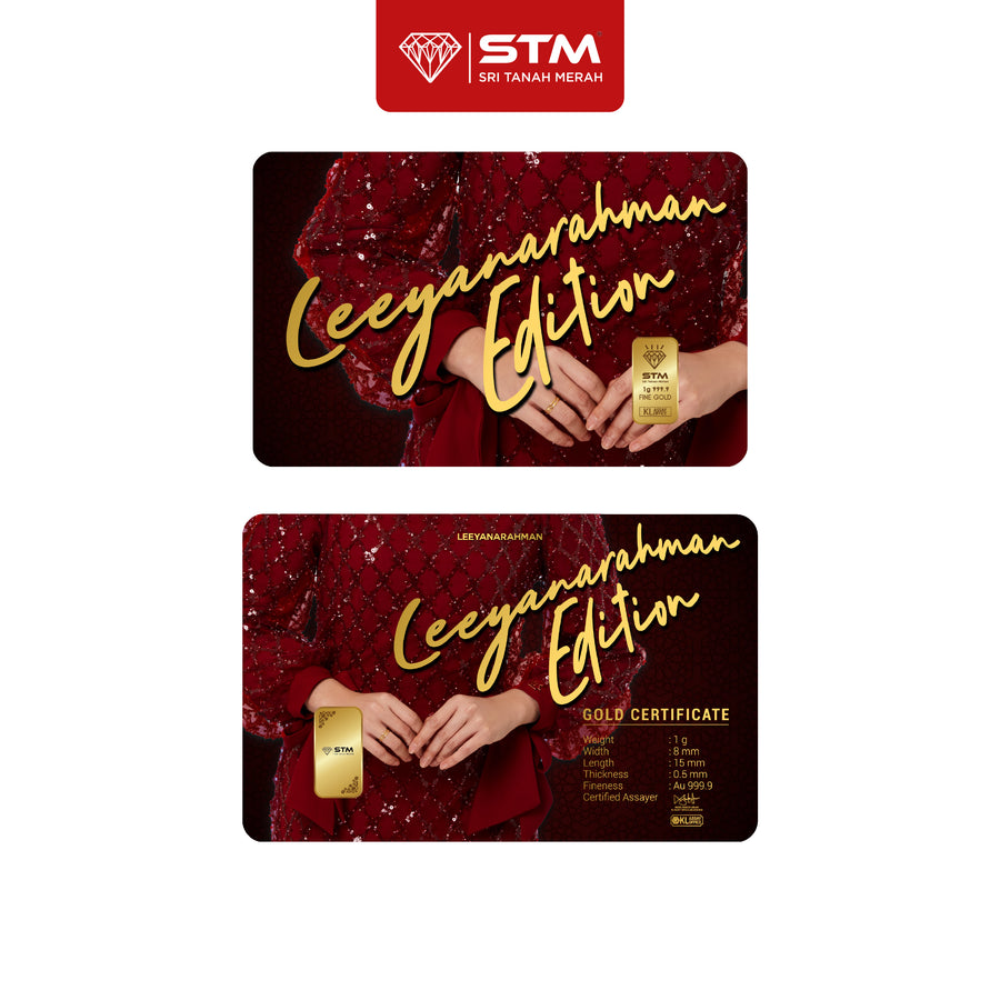 LEEYANARAHMAN Edition: Gold Bar Card 1g