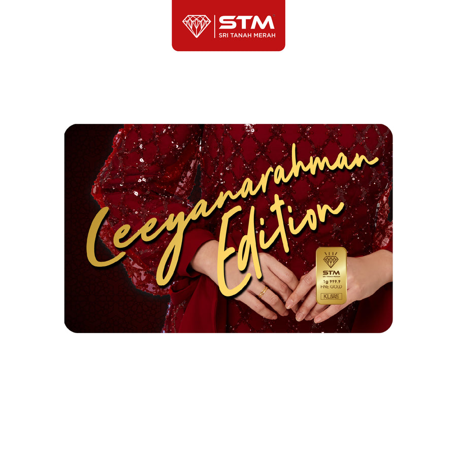 LEEYANARAHMAN Edition: Gold Bar Card 1g