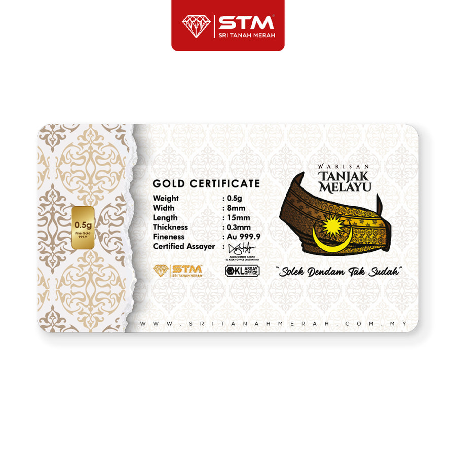 TANJAK Edition: Gold Bar Card 0.5g