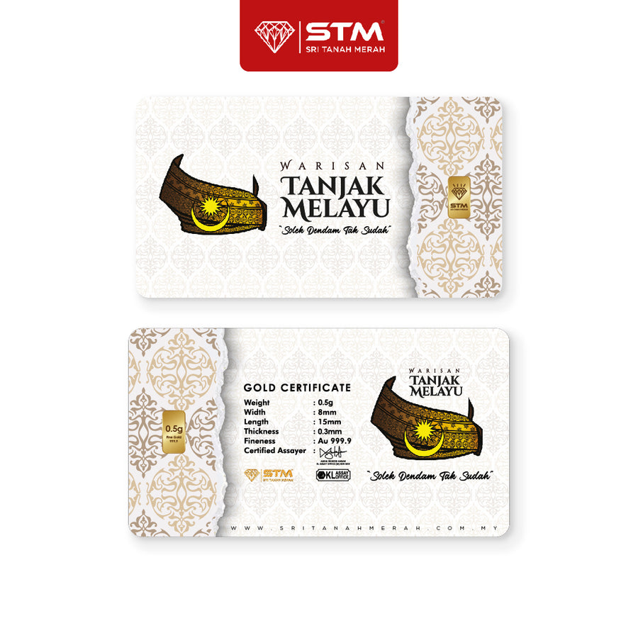 TANJAK Edition: Gold Bar Card 0.5g