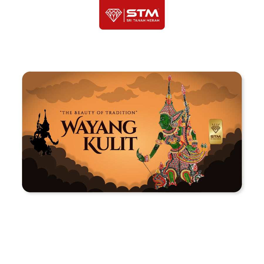 WAYANG KULIT Edition: Gold Bar Card 0.5g