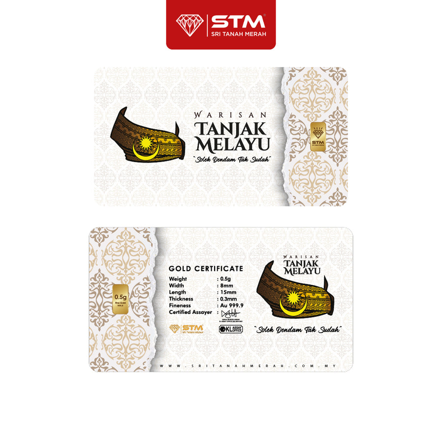 TANJAK Edition: Gold Bar Card 0.5g