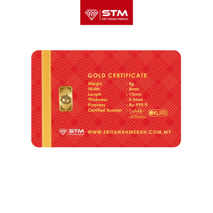 WAU Edition: Gold Bar Card 5g