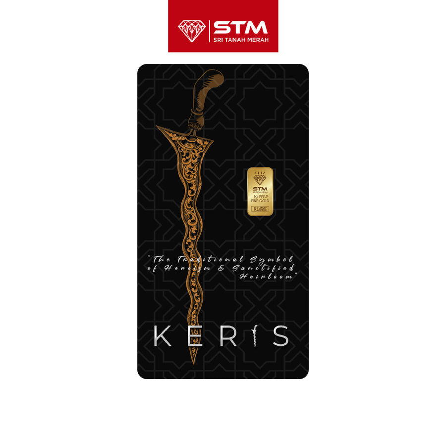 KERIS Edition: Gold Bar Card 1g