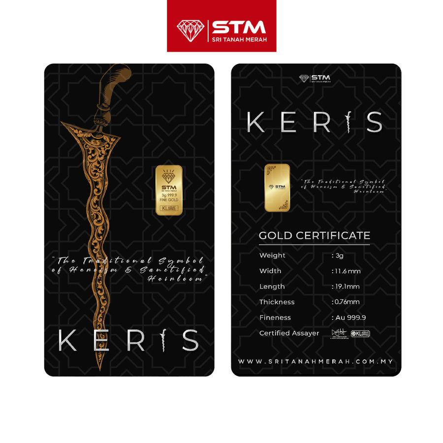 KERIS Edition: Gold Bar Card 3g