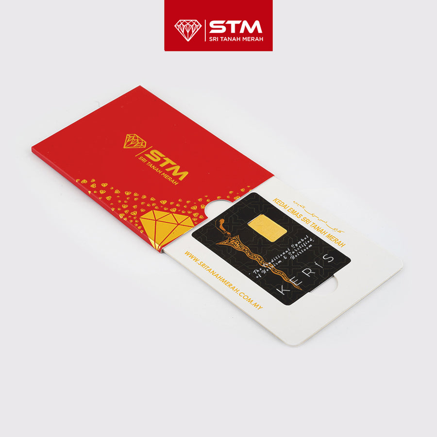 KERIS Edition: Gold Bar Card 1g