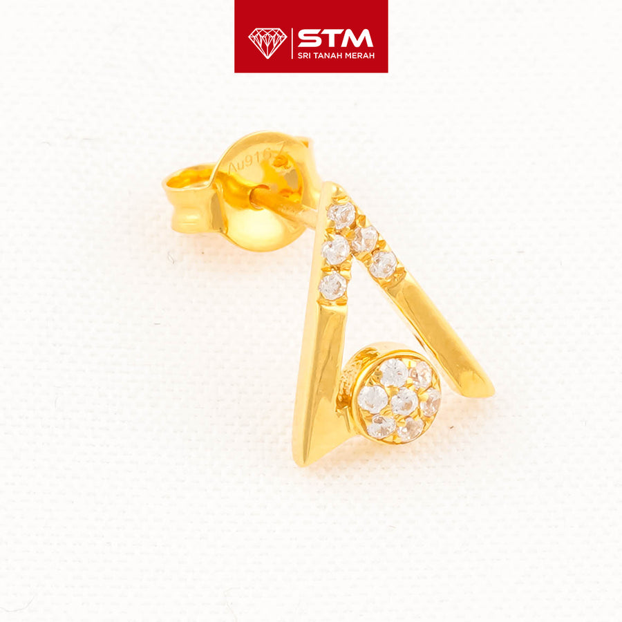 STM Exclusive Earrings/Subang 916 (22K Gold)